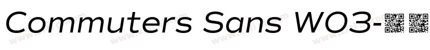 Commuters Sans W03字体转换 Commuters Sans W03字体转换